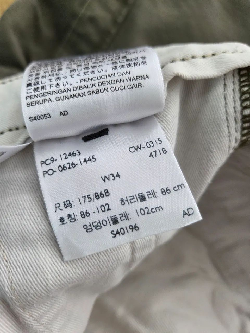 bermuda cargo levis verde w34 - Foto 4