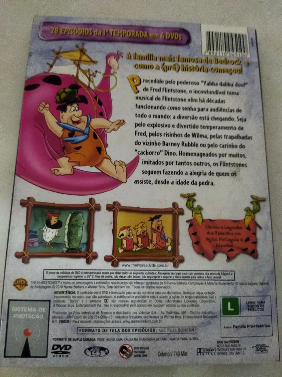 Dvd Os Flintstones - Primeira Temporada Completa - Foto 2