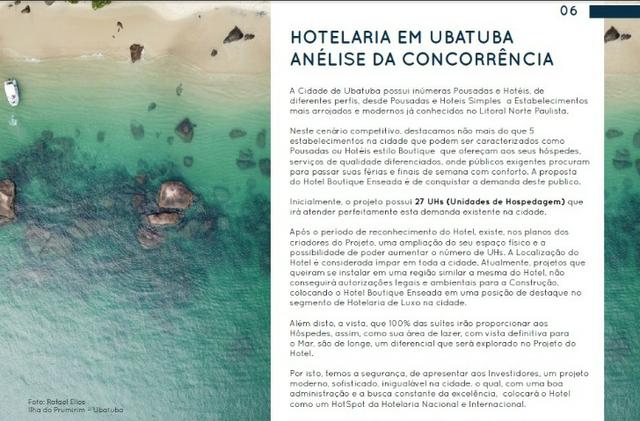 Hotel Boutique- 27 Suítes - Ubatuba - Alto Padrão - Investidores - Foto 9