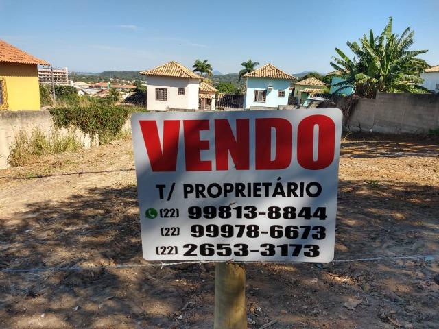 Terreno plano Porto da roça, 450,00m² perto da av. Saquarema