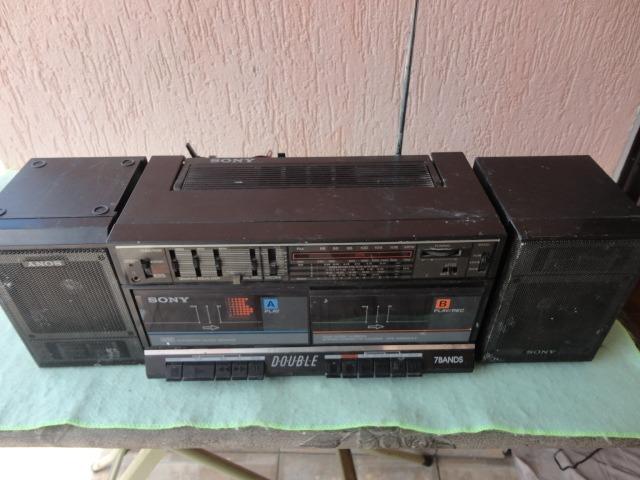 Rádio Gravador Sony Antigo Leia Campo Descrição Deste Anúnci