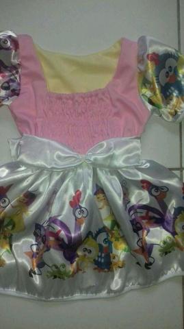 Vestido temático para 1 a 2 anos
