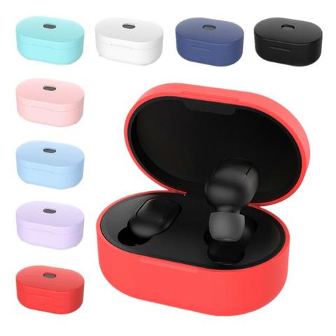 Capa de Silicone para Xiaomi Air Dots - Branco ou Rosa