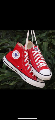 all star cano alto vermelho 34