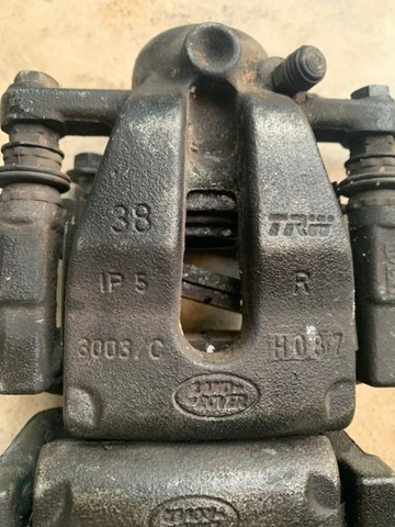 pinça freio traseira land rover freelander 2 original - Foto 3