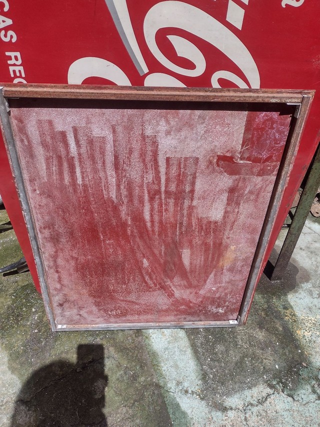 Placa antiga de ferro coca cola - Foto 3