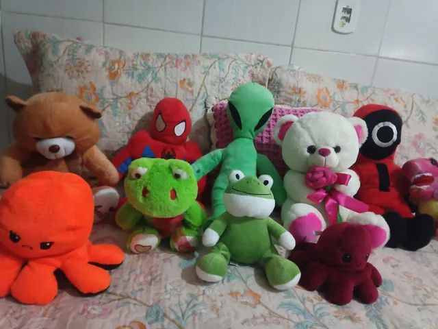 Kit Lote de Pelúcias (vendo separado) - 10 Pelúcias - Pronta Entrega