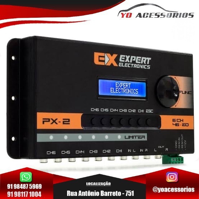 Processador Crossover Expert PX 2