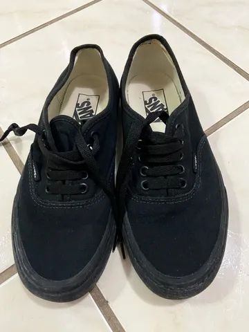 Vans preto hot sale 37