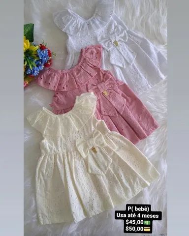 Vestido para bebe 4 meses: Com o melhor preço