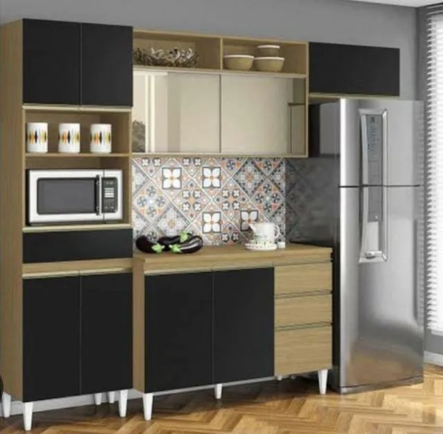Armário de cozinha clara 