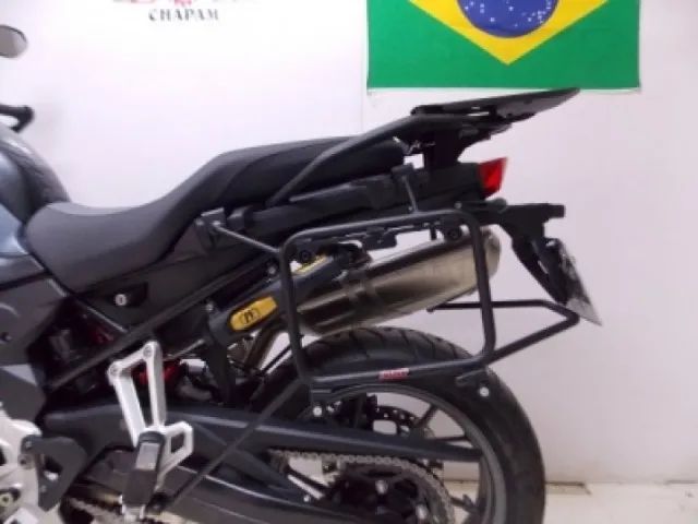 Suporte Bau Lateral BMW F 750 GS/F 850 GS 18-23 Preto Chapam (Entrega Grátis) - Foto 3