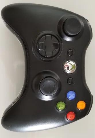 Controle original Xbox 360 dourado Microsoft. - Escorrega o Preço