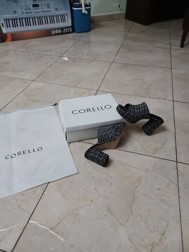MULLE CORELLO EM TWEED PRETO 35 - Foto 3