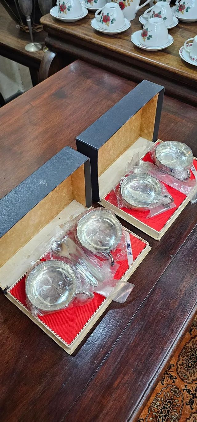 Antiguidades,  pratas 90 eberle na caixa, relíquia 