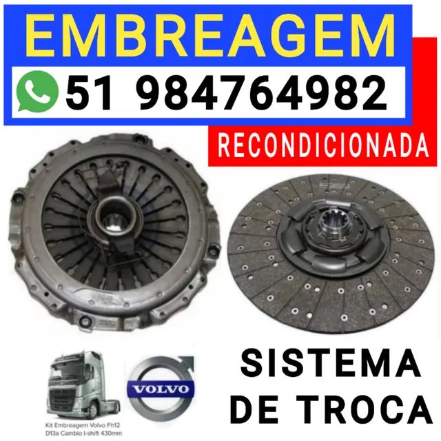 EMBREAGEM KIT PLATO E DISCO CAMINHÃO VOLVO  - Foto 3
