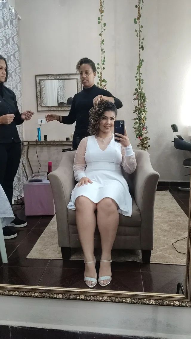 Vestido Branco - Casamento civil - Foto 4