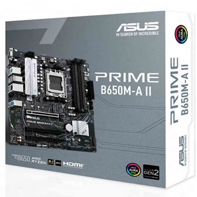 Placa Mãe  Asus Prime B650M-A II, ddr5, Socke Am5, Chipse Amd B650