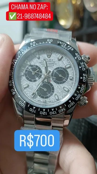 Relógio Rolex Daytona Artistic Automático Base ETA Safirado DISPONÍVEL 