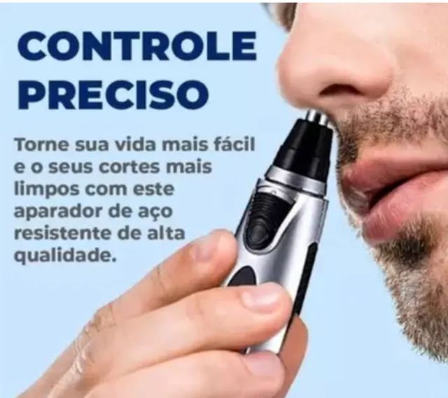 Aparador de pelos do nariz.