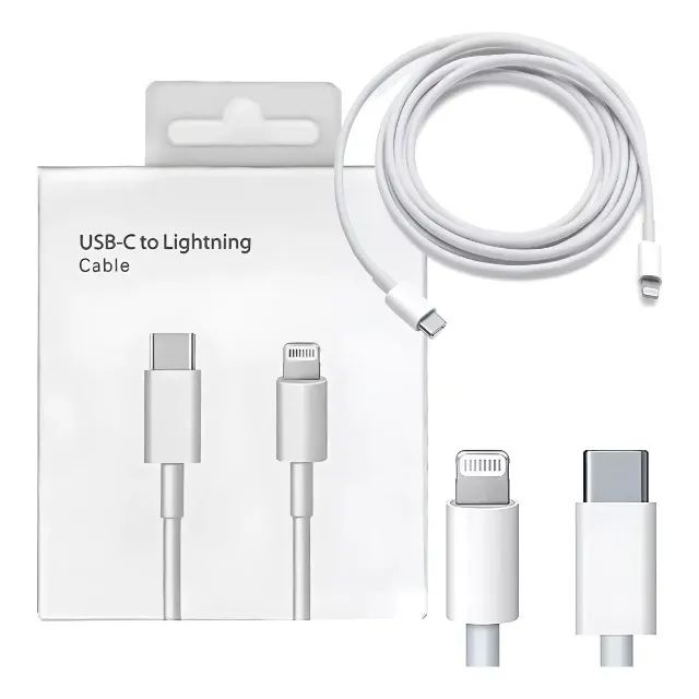Cabo iPhone Usb-c Para Lightning (2 M) Cor Branco - Foto 2