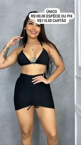 Kit 3 peças biquíni e saida - Foto 2