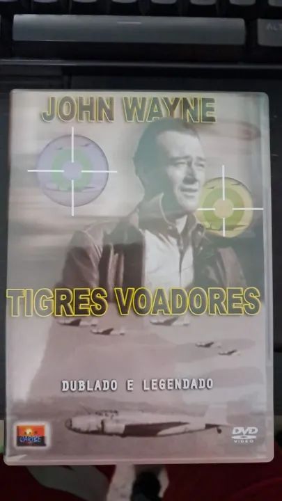 DVD filme Tigres Voadores John Wayne