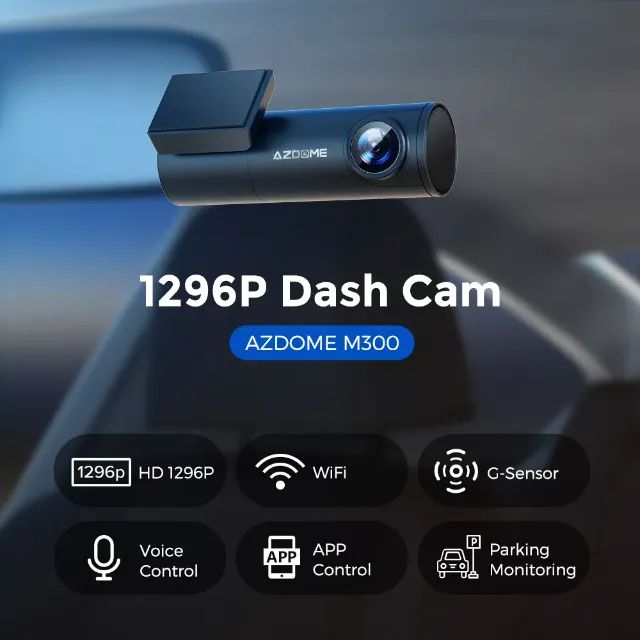 Câmera Veicular Azdome M300 + Cartão de Memória 64GB - Foto 3