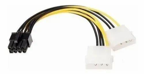 Adaptador Energia ide  8 Pinos Placa Video Pci-Ex - Foto 5