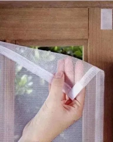 Tela Mosquiteira com Velcro Anti-Inseto para Portas e Janelas - Foto 2