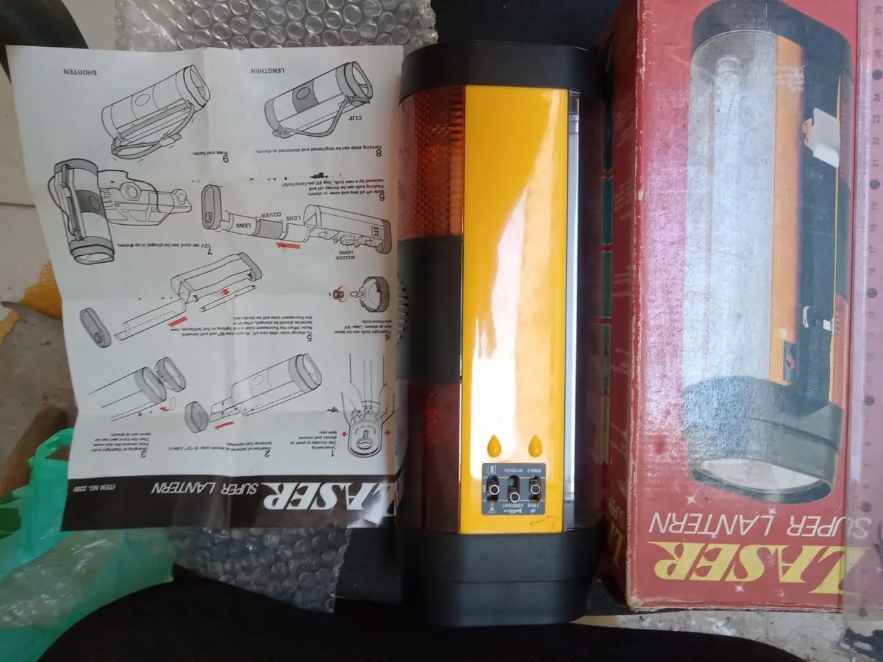 R$55 Lanterna Alarme sinalização a pilha. - Foto 6