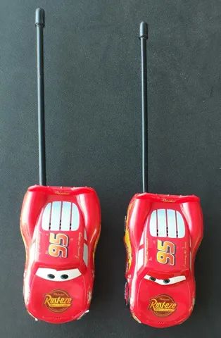 Conjunto de walk talk McQueen Carros