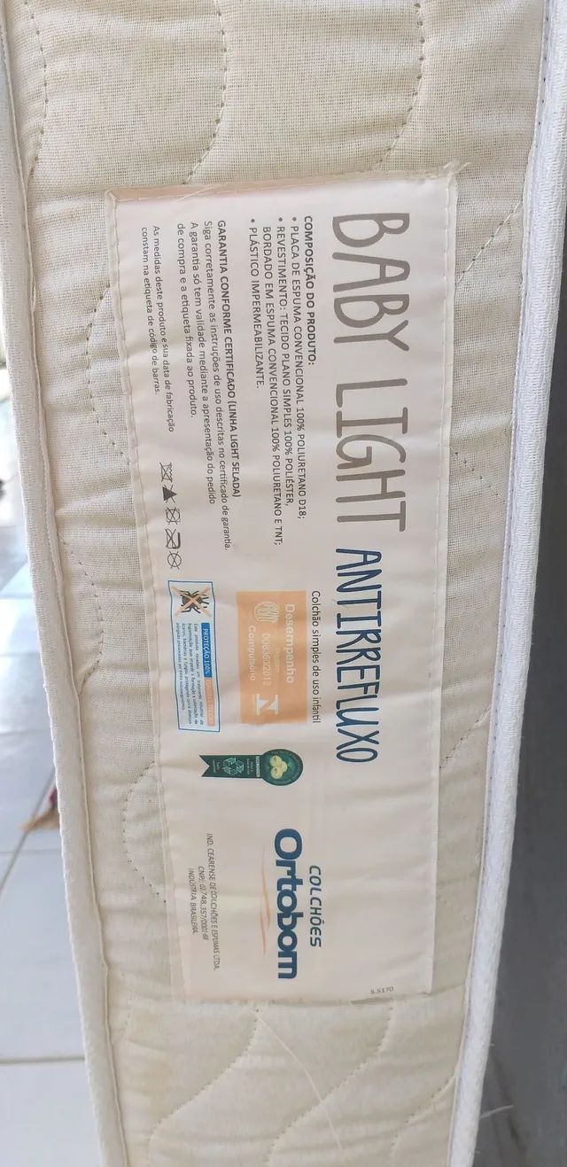 Colchão infantil Ortobom D18 antirefluxo  - Foto 2