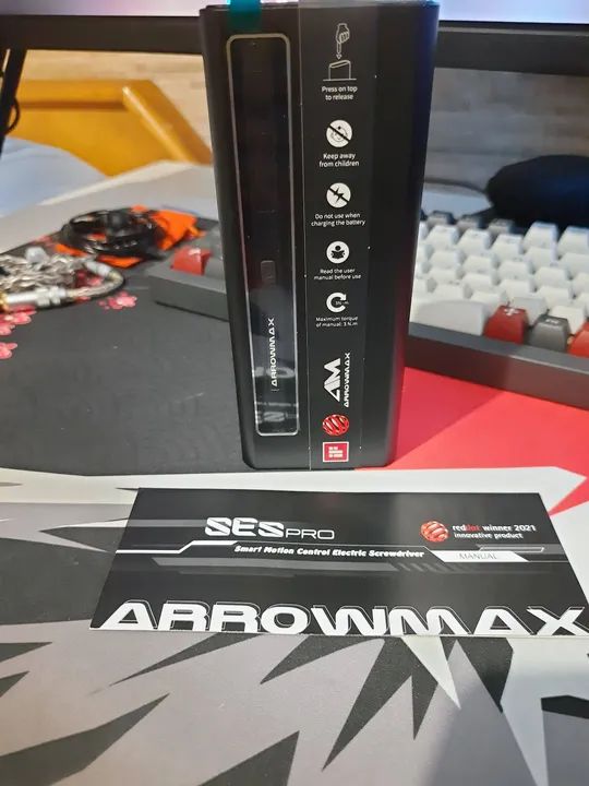 Kit Profissional Chave Elétrica de Precisão Smart Arrowmax SES PRO c/ 34 bits Magnéticos - Foto 3