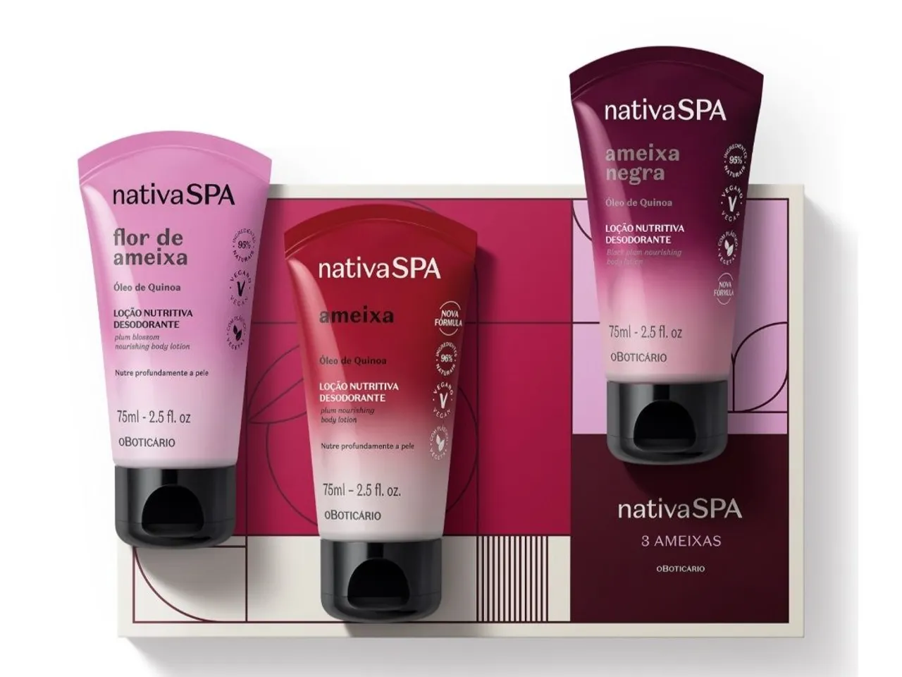 Kit Nativa Spa Ameixa - 3 unidades