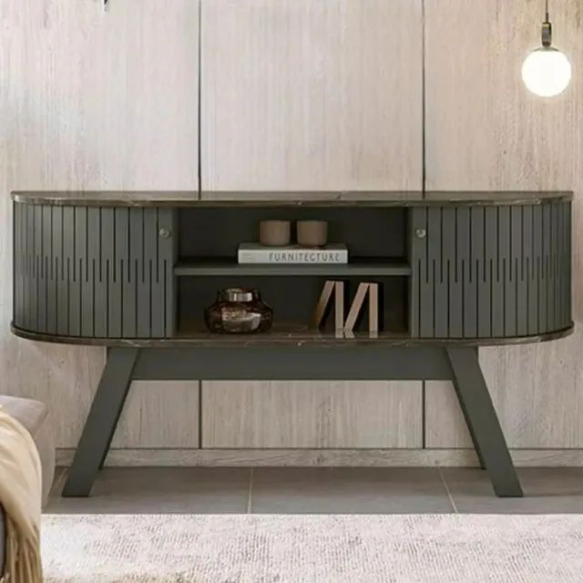 Oferta rack atlanta para tv até 55 polegadas imperial sepia - Foto 2
