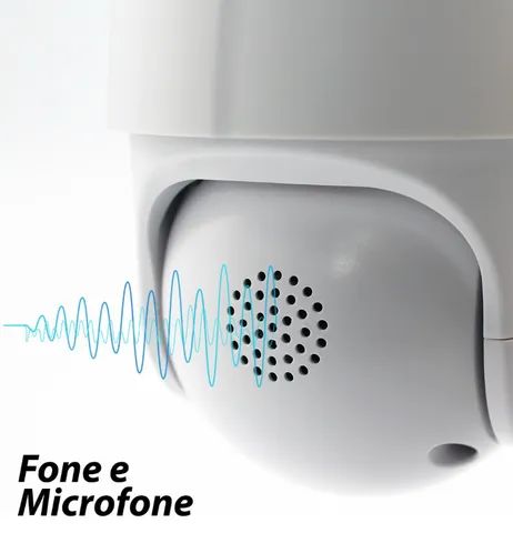 Câmera de segurança Ip Icsee Prova D'água Infravermelho Externa Wifi Hd 3 - Foto 3