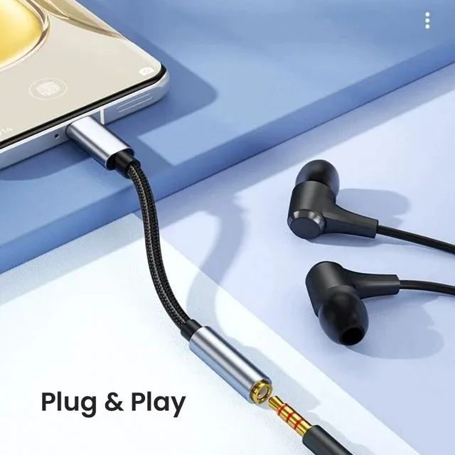 Adaptador Tipo C para P2 NIERBO Original 3.5mm - Foto 4