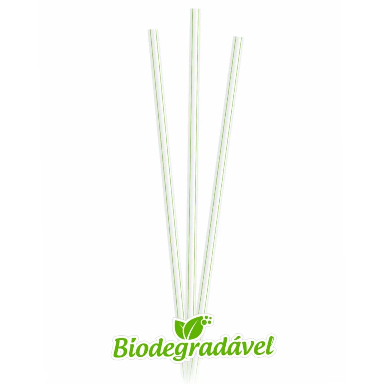 Canudos Plástico para Vitamina e Milk Shake 