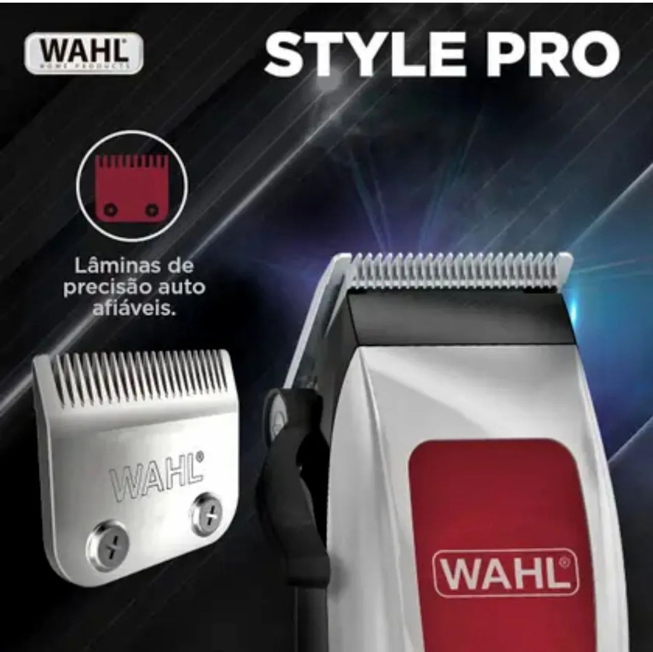Maquina de Cortar Cabelo Style Pro Wahl 127V - Foto 5