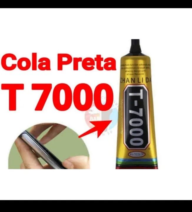 Cola Preta T-7000 - Super Cola para Telas, Celulares - 15 ml