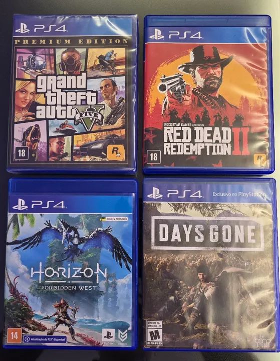 Jogos PS4 - Confiram! Temos Loja Física. <br>