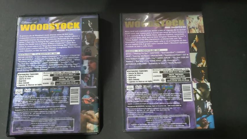 DVD (2) woodstock 1º e 2º dia - Foto 2