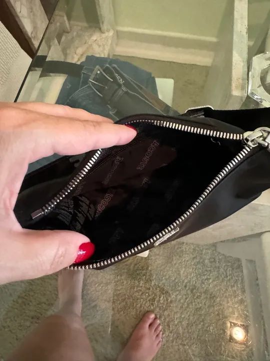 Bolsa Lacoste Preta original  - Foto 5