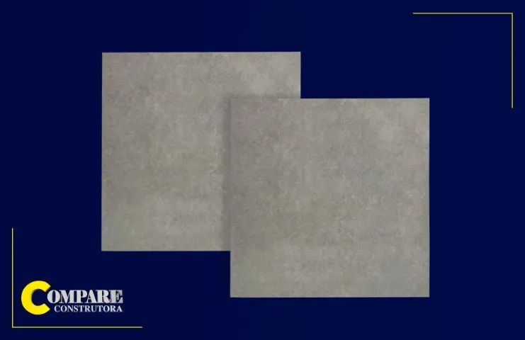 Piso Cerâmico Coimbra Grey Acetinado 83x83 Almeida 