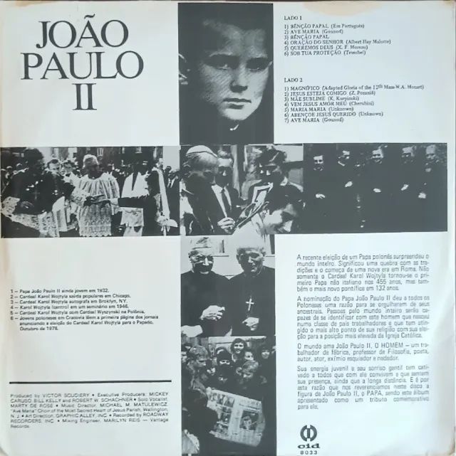 Lp Disco De Vinil Católico - João Paulo Ii - Com Pôster - Foto 2