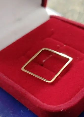 Anel 1.60 Gramas Aro 2 mm Ouro 18 kilates                                                  - Foto 2