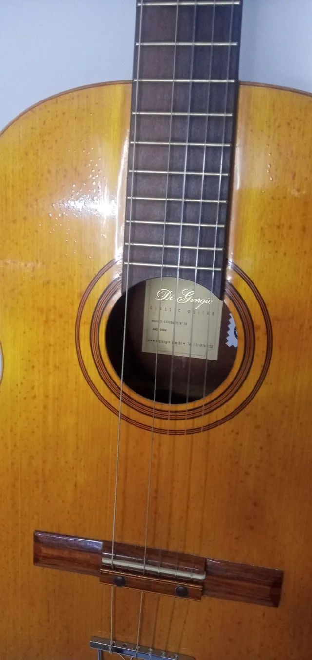 Violao Di Giorgii estudante mpdelo 18 ano ( 2004) usado. - Foto 4