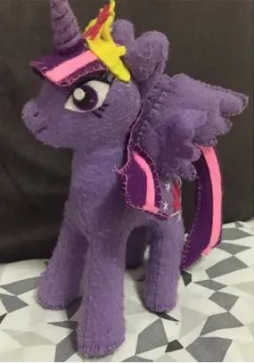 Bonecos MY LITLLE PONY - PÔNEIS NOVOS fabricada em feltro - Foto 6