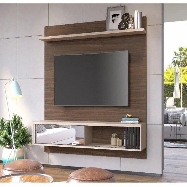 Painel Para Tv até 55 Polegadas Nogueira 
